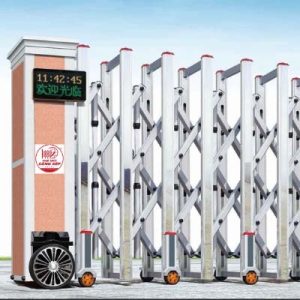Cổng xếp nhôm W-030