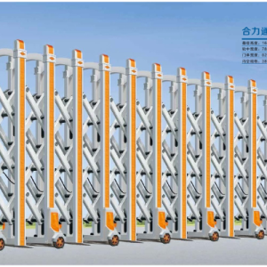 Cổng xếp nhôm W-033