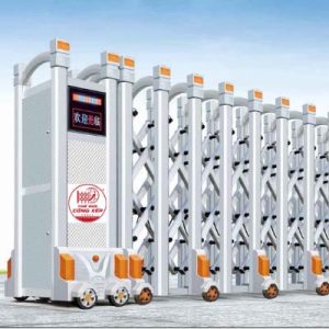 Cổng xếp nhôm W-036