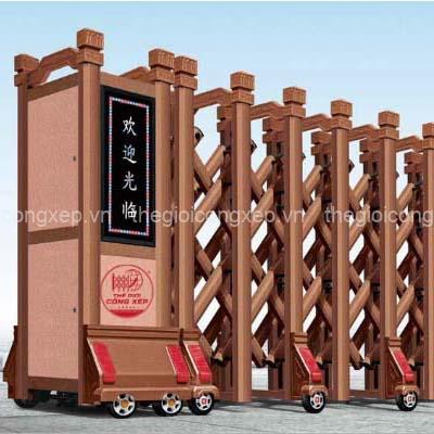cong-xep-nhom-w037-1 Cổng xếp nhôm W-037