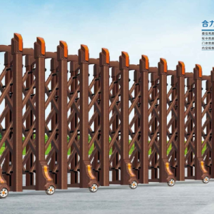 Cổng xếp nhôm w-040