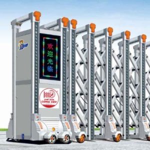 Cổng xếp nhôm W-045