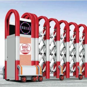 Cổng xếp nhôm W-049