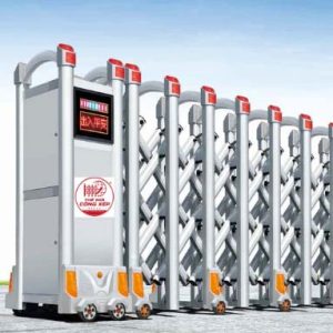 Cổng xếp nhôm W-053