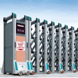 Cổng xếp nhôm W-057