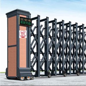 Cổng xếp nhôm W-066