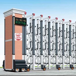 Cổng xếp nhôm W-068