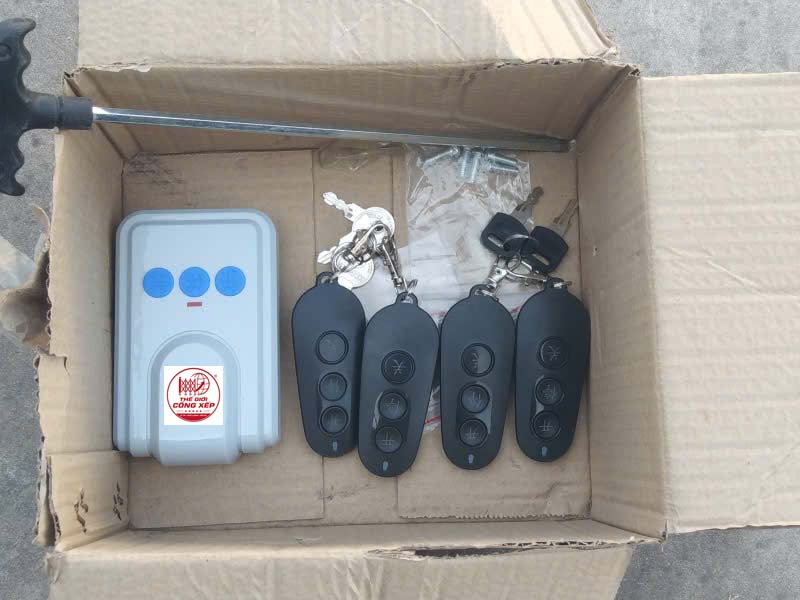 Lắp đặt cổng xếp tự động V09 tại Bắc Ninh