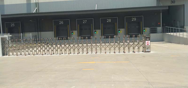 Lắp đặt cổng xếp tự động V09 tại Bắc Ninh