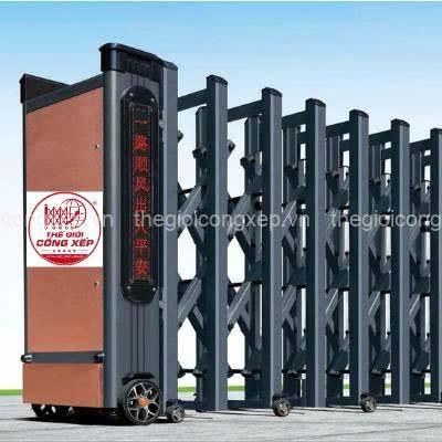 w-021 Cổng xếp nhôm W-021
