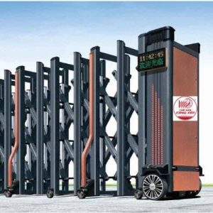 Cổng xếp nhôm W-022