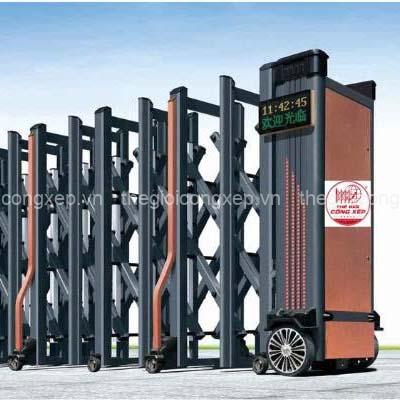 w-022 Cổng xếp nhôm W-022