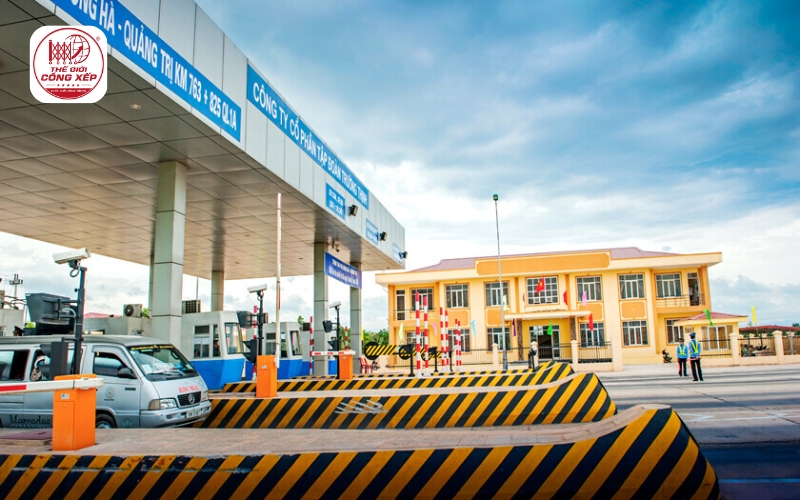 barie tự động cho trạm thu phí