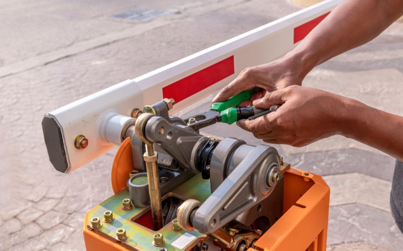 barie tự động không hoạt động