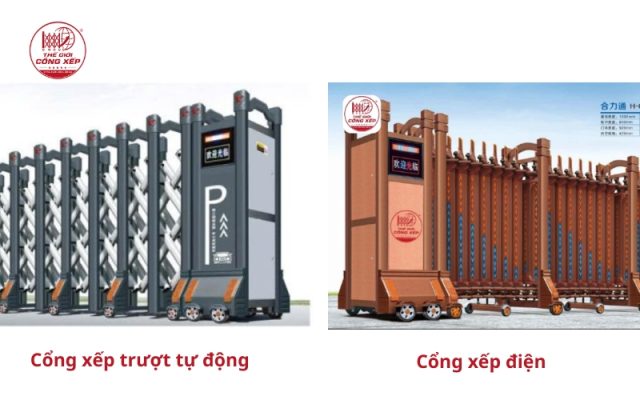 Cổng xếp điện