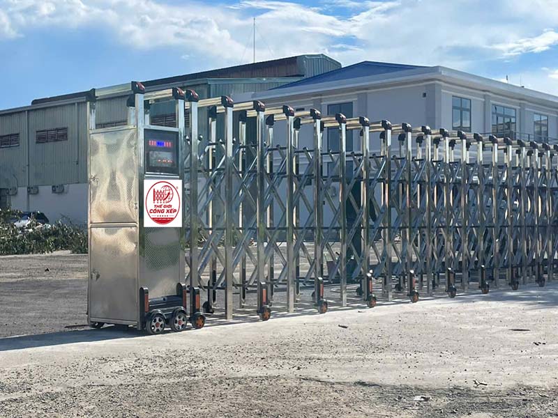 Lắp đặt bàn giao 2 bộ cổng xếp V03 tại Cảng PTSC Vũng Tàu