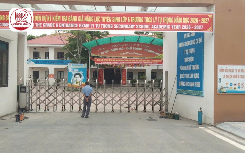 cổng xếp thông minh