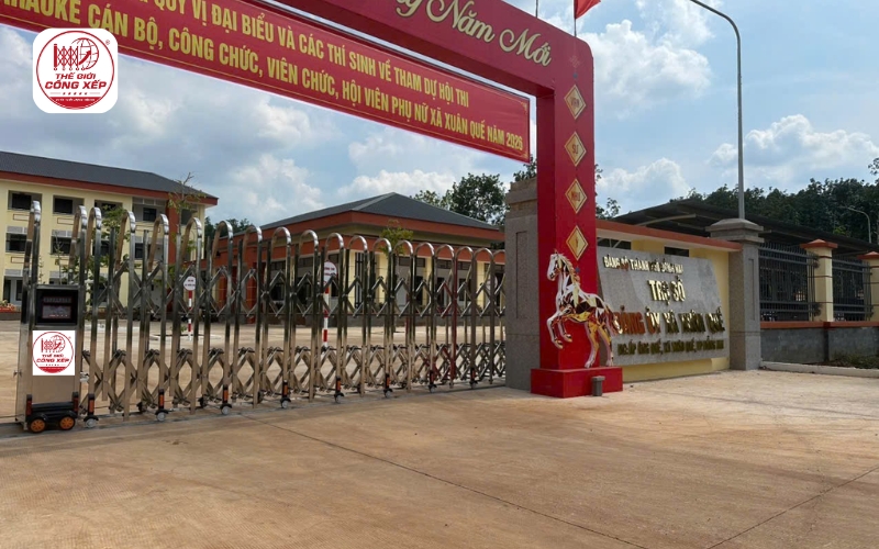 cổng xếp thông minh