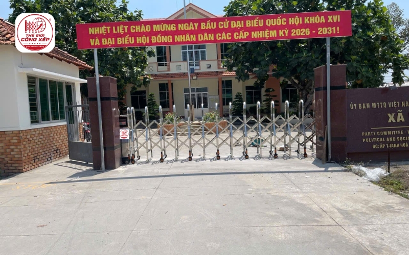 cổng xếp thông minh
