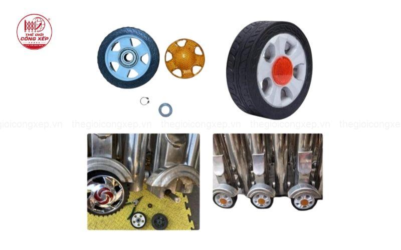 Bánh xe cổng xếp