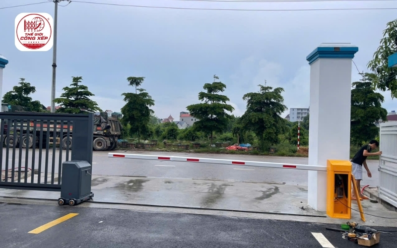  barie chắn cần thẳng