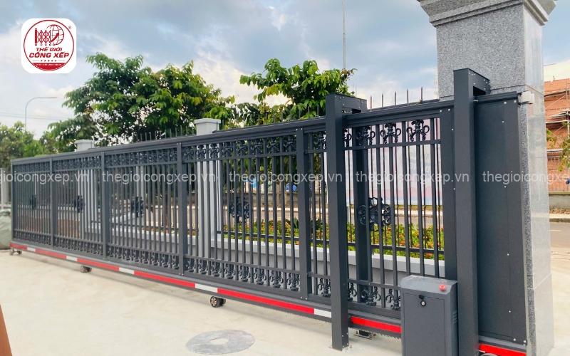 Cổng trượt tự động cho biệt thự