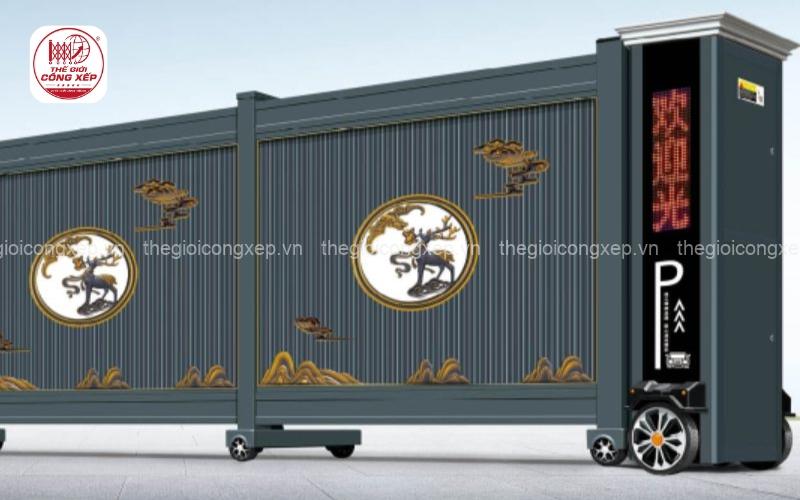 Cổng trượt tự động cho biệt thự