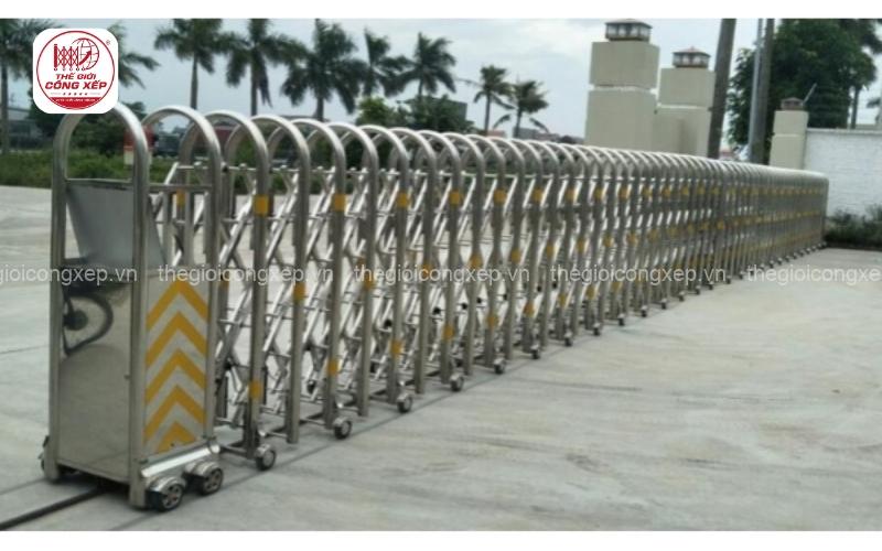 cổng xếp điện