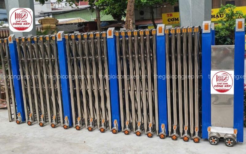 cổng xếp điện