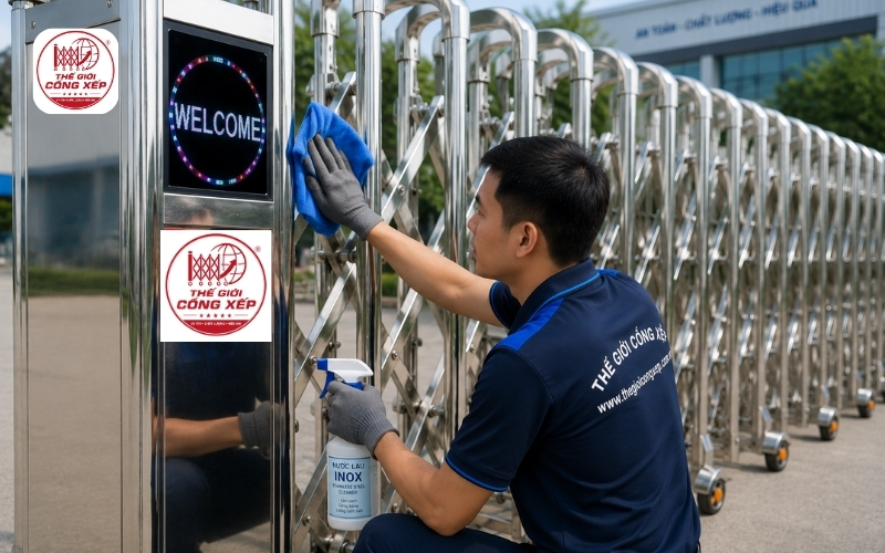 Cửa cổng xếp
