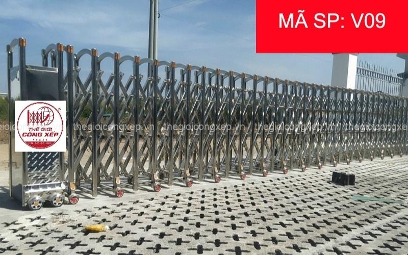 lắp đặt cổng xếp