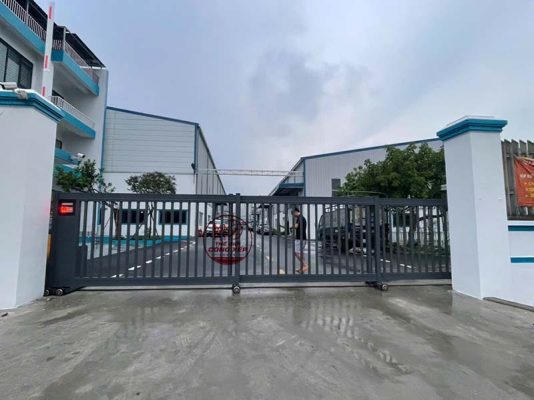 Dự án lắp đặt cổng trượt ngang VT65 nhập khẩu tại Hưng Yên