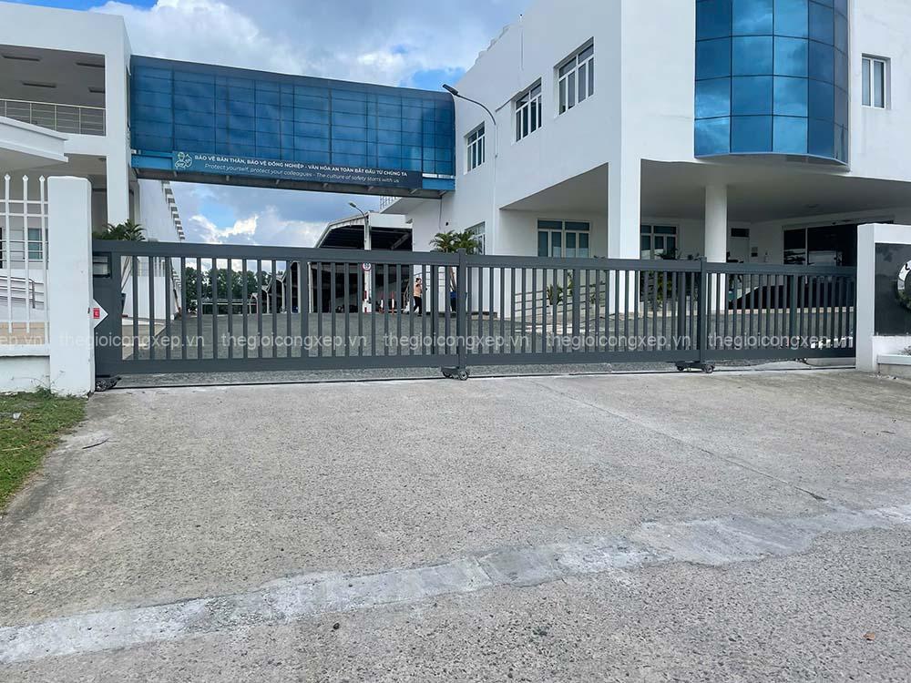 Dự án lắp đặt cổng trượt tự động dài 11,5m tại TP.HCM