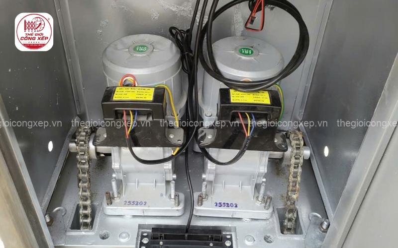 cấu tạo cổng xếp inox