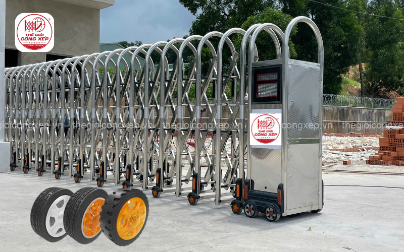 khi nào nên thay bánh xe cổng xếp