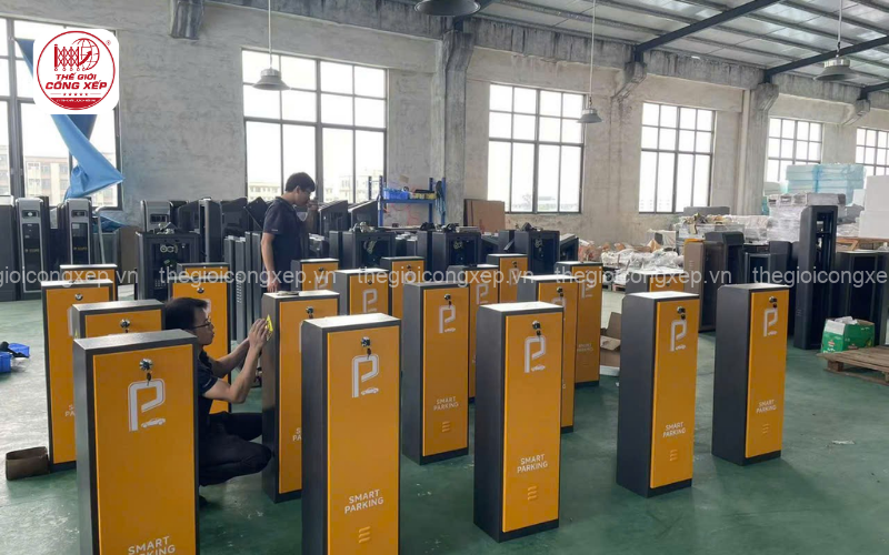 vị trí lắp đặt thanh chắn barie tự động