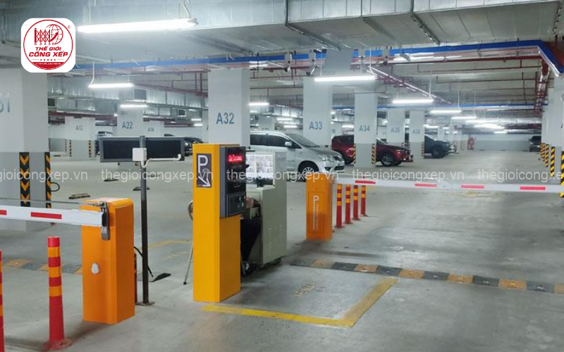 vị trí lắp đặt thanh chắn barie tự động