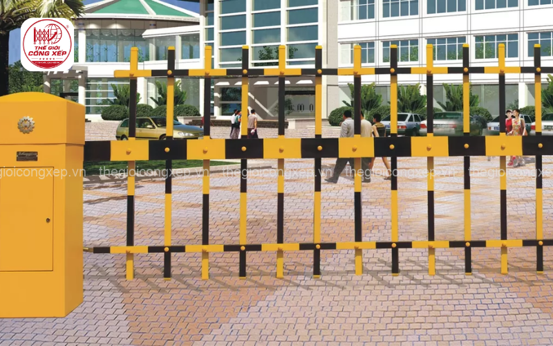 vị trí lắp đặt thanh chắn barie tự động