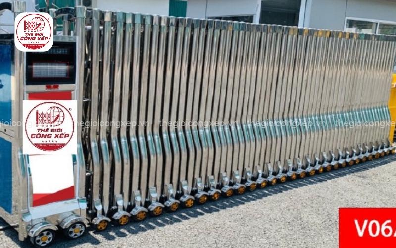 có nên lắp đặt cổng xếp inox 201 cho công trình