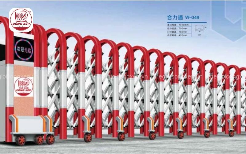 cổng xếp nhôm có dễ bị gỉ không