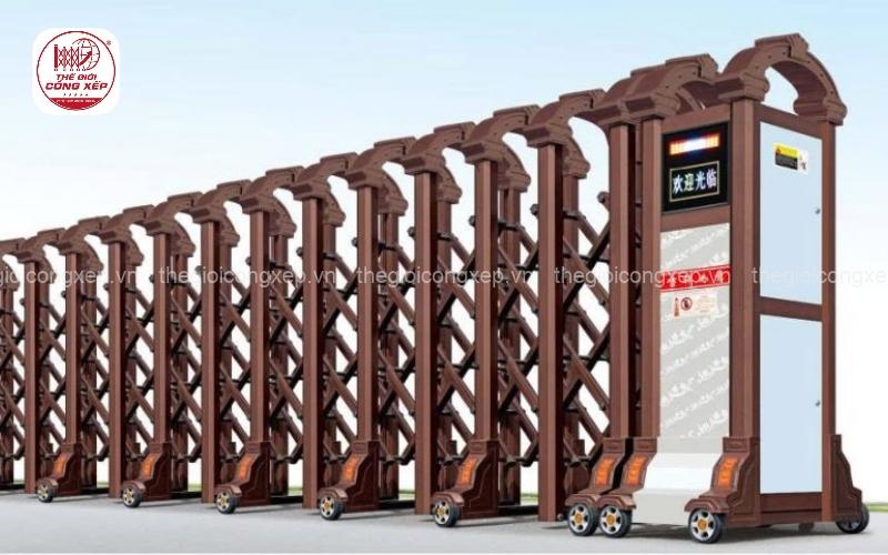 cổng xếp nhôm có dễ bị gỉ không