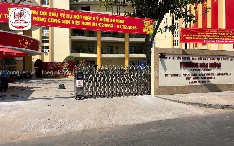 Cổng xếp tự động cho cơ quan