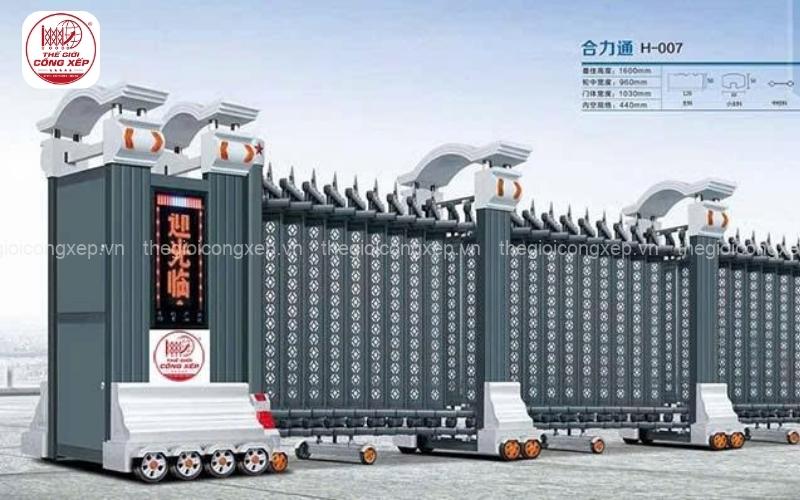 Cửa cổng xếp công nghệ mới