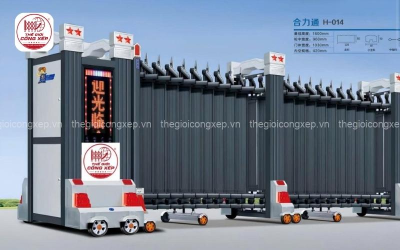 Cửa cổng xếp công nghệ mới