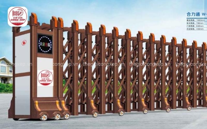 Cửa cổng xếp công nghệ mới