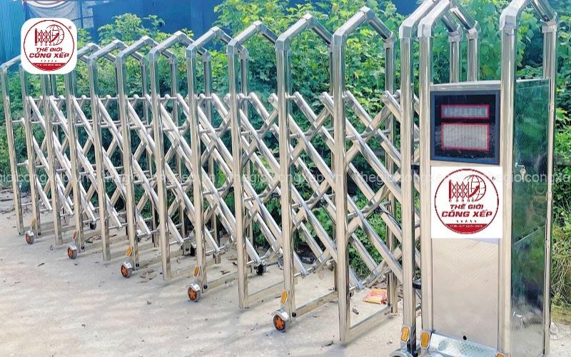 tuổi thọ của cổng xếp inox 201