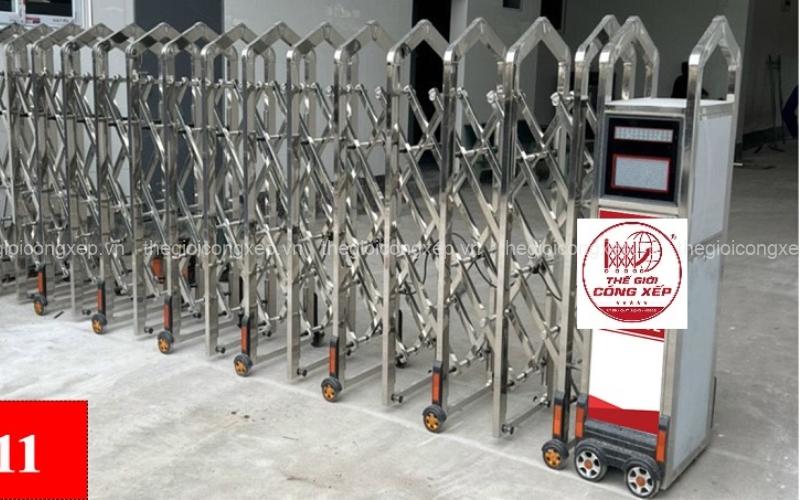 tuổi thọ của cổng xếp inox 201